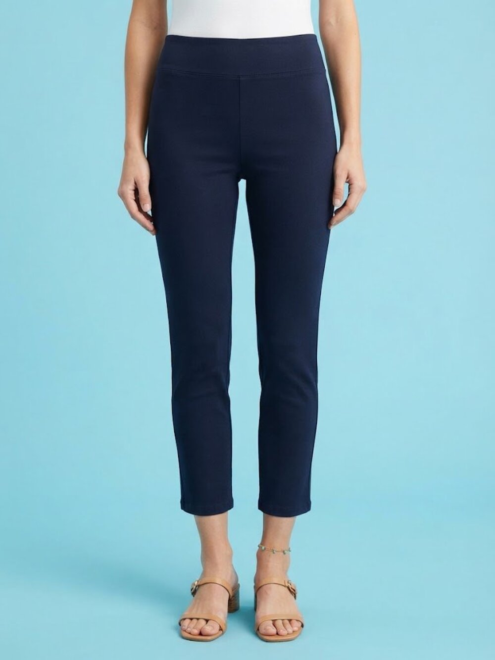 Eileen Fisher Navy Blue Straight Leg Pants